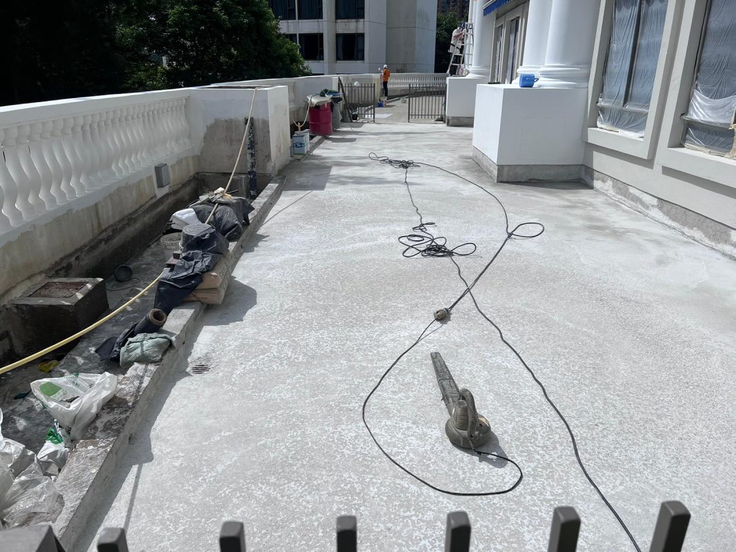 哈雷學校 天面防水工程相片 2